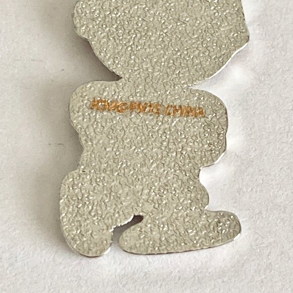 Peanuts Charlie Brown Clip On Charm Zipper Pull Purse Charm Signed Enamel - Picture 6 of 8